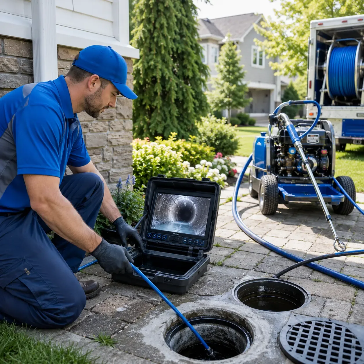 Outdoor drain cleaning professionals serving Guys Mills, PA